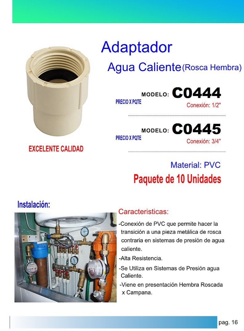 ADAPTADOR AGUA CALIENTE 1/2 ROSCA HEMBRA (PAQ 10UND)