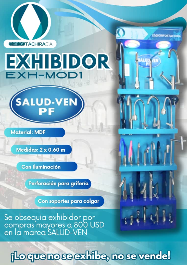 EXHIBIDOR MDF MOD1 (GRIFERIAS) - COMODATO COMPRA 3000 USD BA
