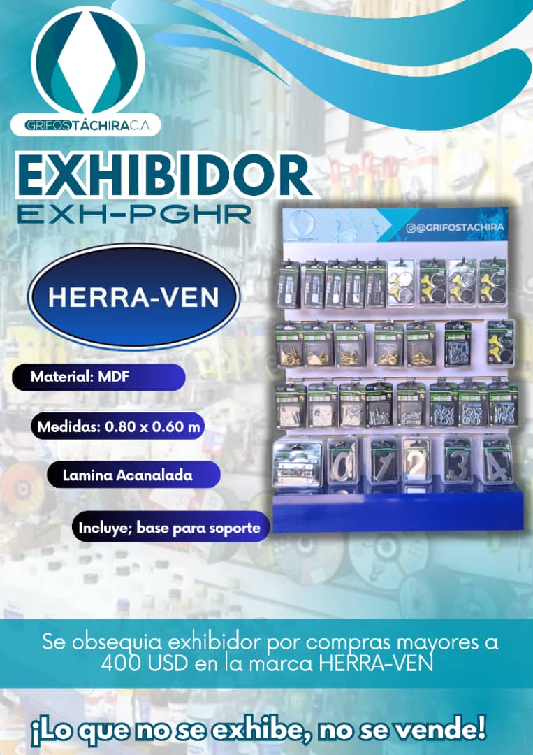 EXHIBIDOR MDF PEQUENO (SOLO HR BLIST) - COMODATO COMPRA 2000