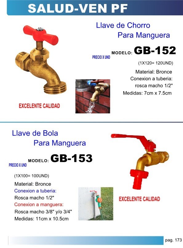 LLAVE CHORRO BRONCE T/MARIPOSA 1/2