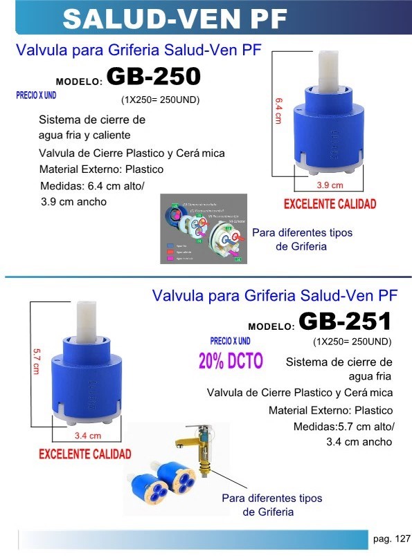 REP MONOMANDO GRIF - CALIENTE Y FRIA 48