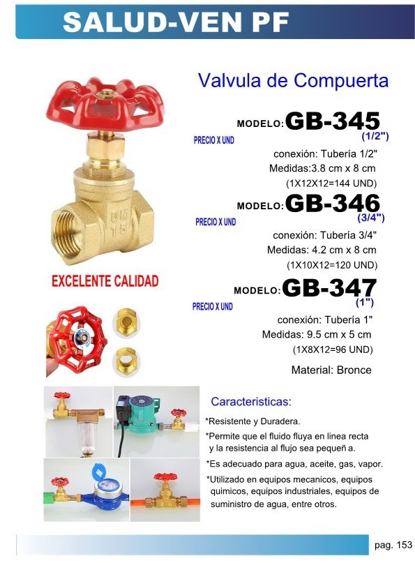 LLAVE PASO COMPUERTA 3/4 H/H