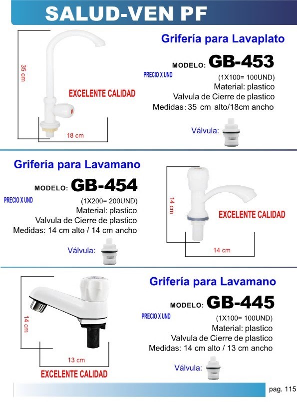 GRIF P/LAVAMANOS PLAST 14CM X 13CM