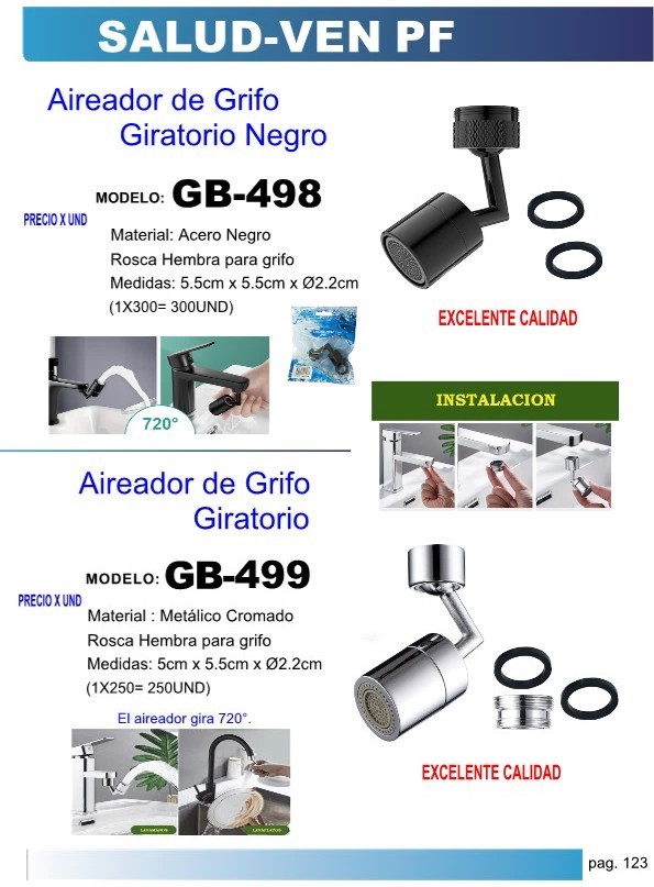 AIREADOR GIRATORIO NEGRO METAL 780GR