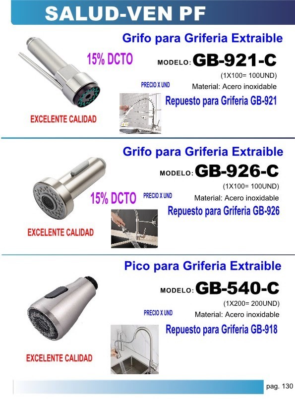 REP.AIREADOR P/GRIFERIA GB-918