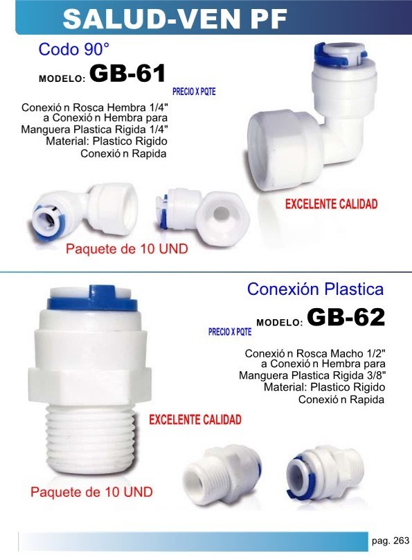 CODO 90°  PLAST  1/4  H - 10UND
