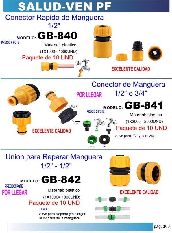 UNION PARA REPARAR MANGUERA 1/2 - 10UND
