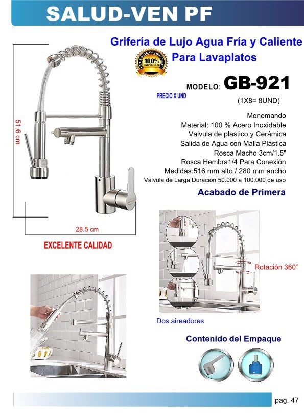 GRIF LAVPL/DOBLE PICO/RESORTE/FR/CAL51