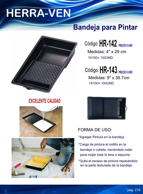 BANDEJA P/PINTAR 9