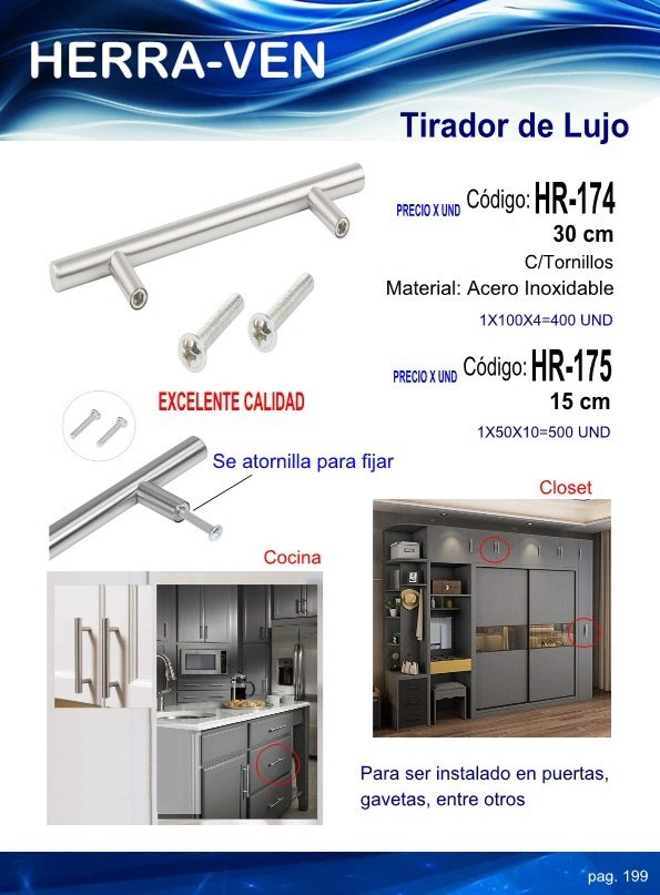 Haladores 30CM C/TONILLOS