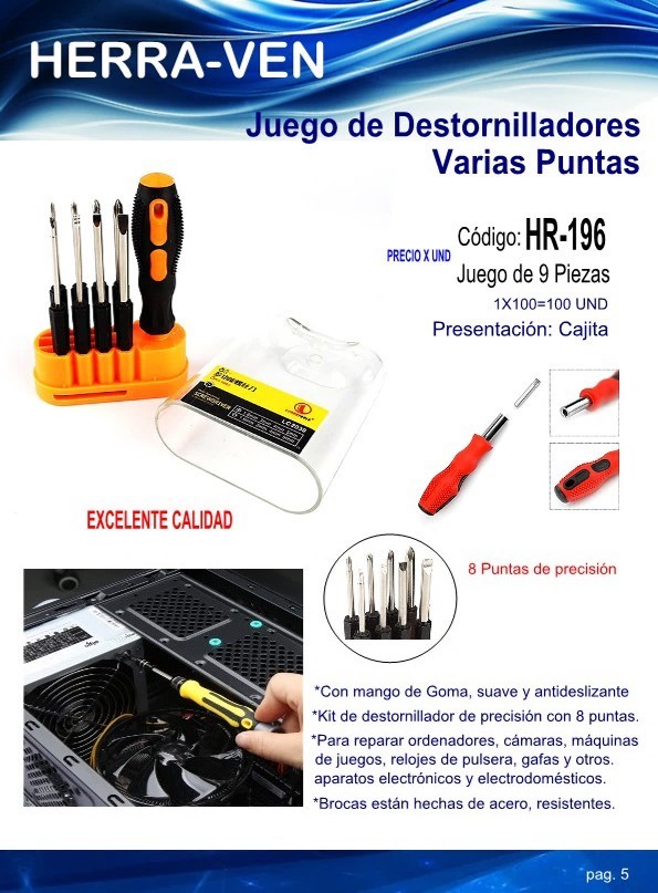 JUEGO Destorn 9 PZAS
