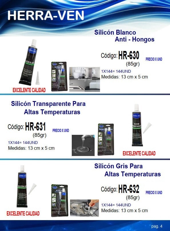 SILICON TRANSPARENTE POMO P/ALTA TEMPERATURA 85GR