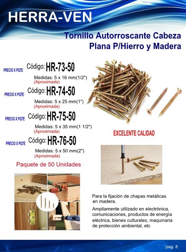 TORNILLO 5 X 20 -3/4