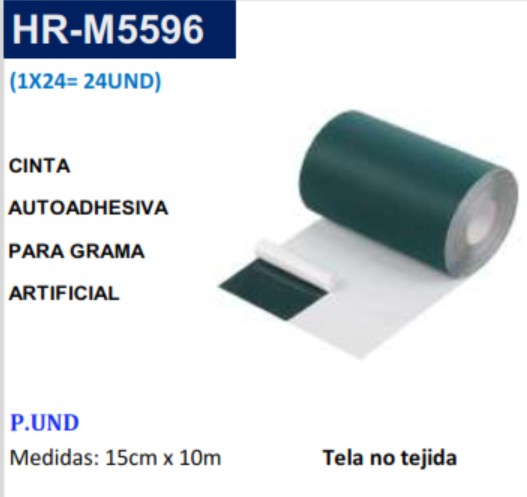 CINTA AUTOAD P/GRAMA ARTIFICIAL - 15CMX10MTS