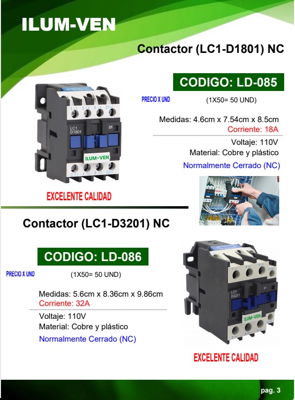 CONTACTOR 32A (LC1-D3201) NC 110V