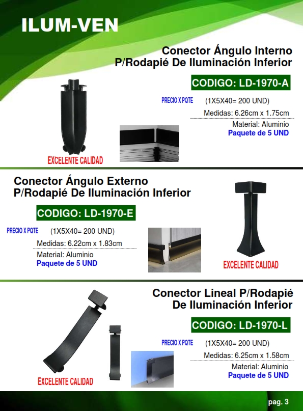 CONECTOR ANGULO INTERNO P/1970 (5UND)