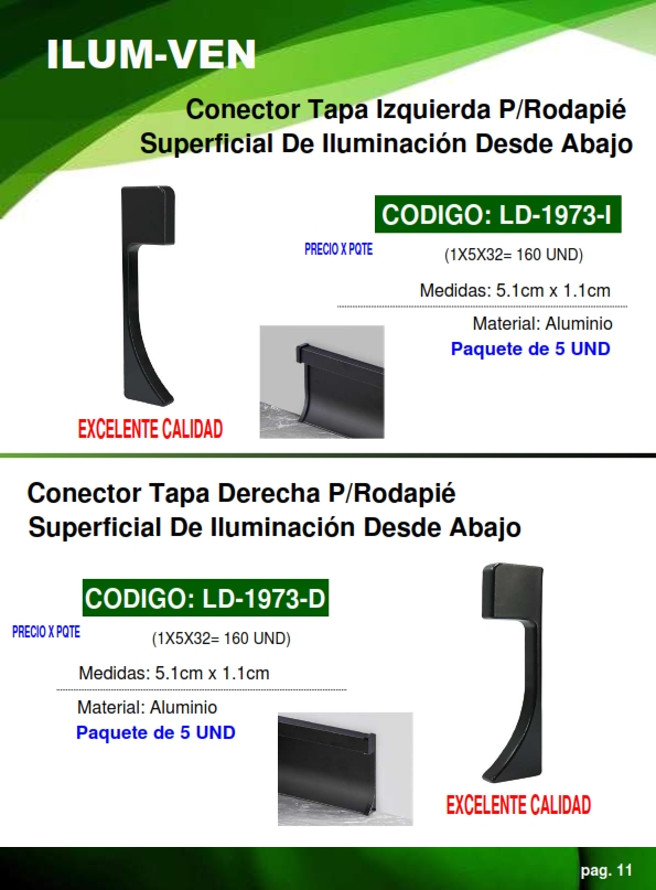 CONECTOR TAPA DERECHA P/1973 (5UND)