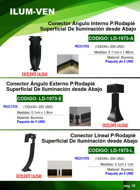 CONECTOR LINEAL P/1973 (5UND)
