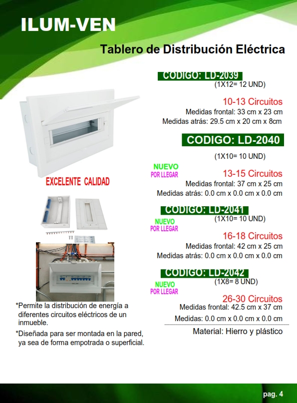 CAJA P/BREAKER TERMO - 16-18 CIRC - 42CM