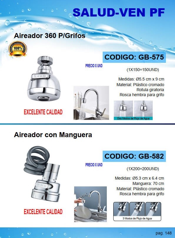 AIREADOR C/MANGUERA 70CM - PLAST CROMADO - 5X6CM