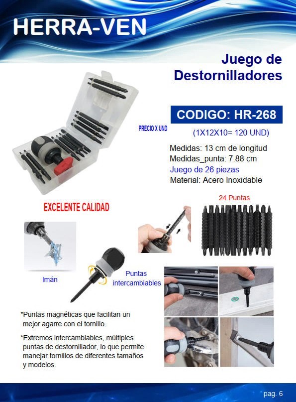 JUEGO DESTOR INTERCAMB - IMANTADO - 26PZAS - ACERO - 13CM