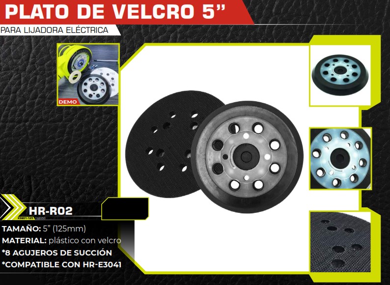 REPUESTO DISCO BASE P/ LIJADORA ELECT ORBITAL (HR-E3041)