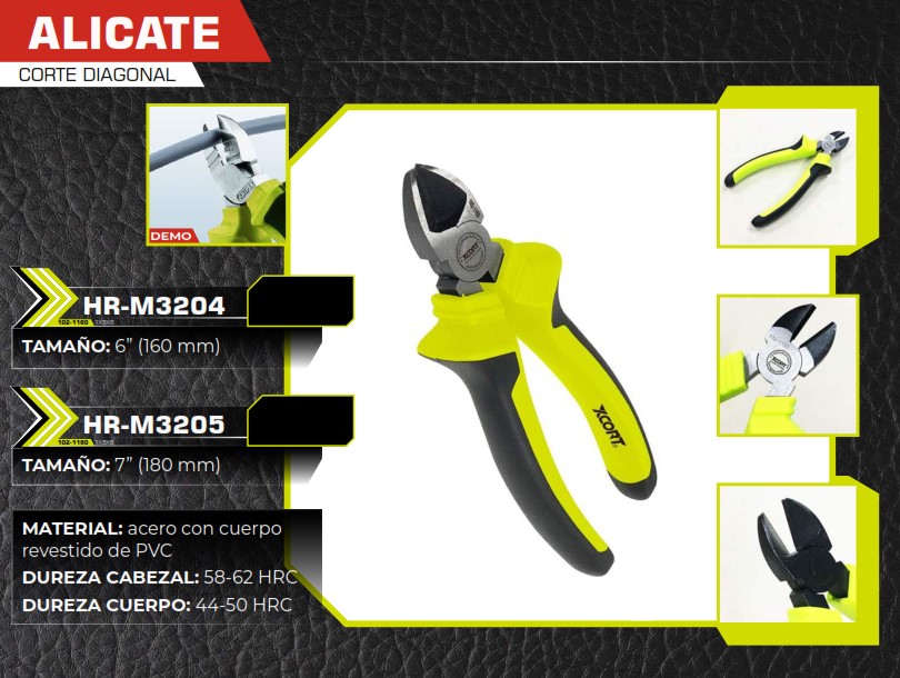 ALICATE CORTE DIAGONAL 7"