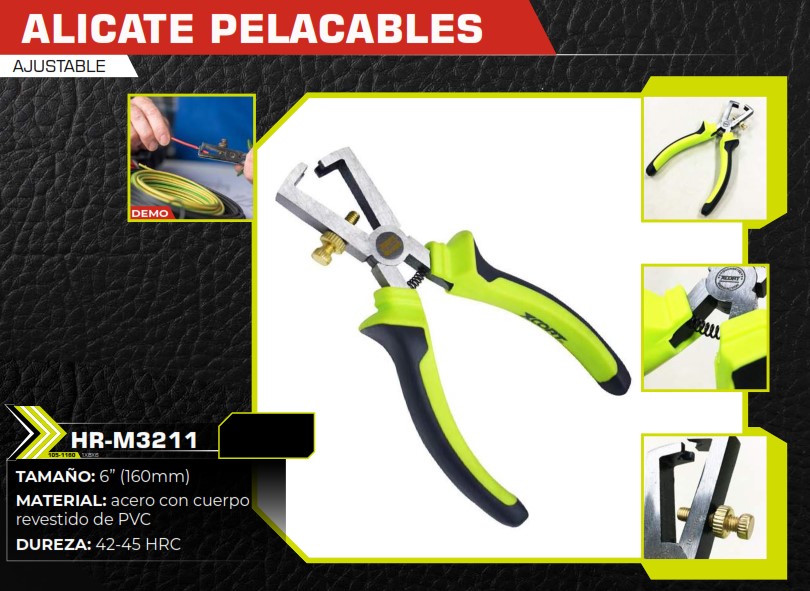 ALICATE PELACABLES AJUSTABLE 6¨
