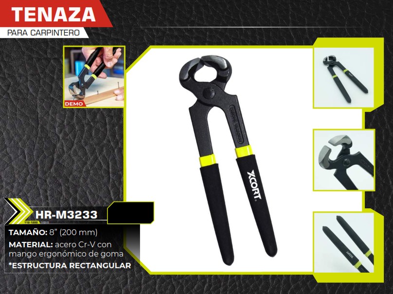TENAZA PARA CARPINTERO 8¨