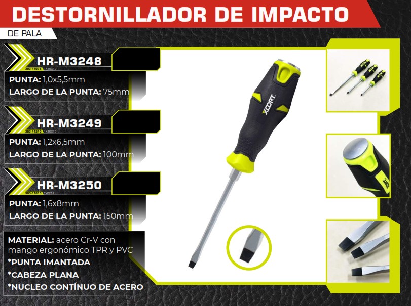 DESTORN PALA IMPACTO 5,5MM X 7,5CM