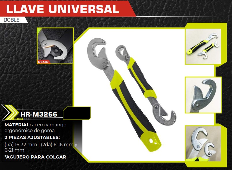 LLAVE UNIVERSAL  6- 32 mm