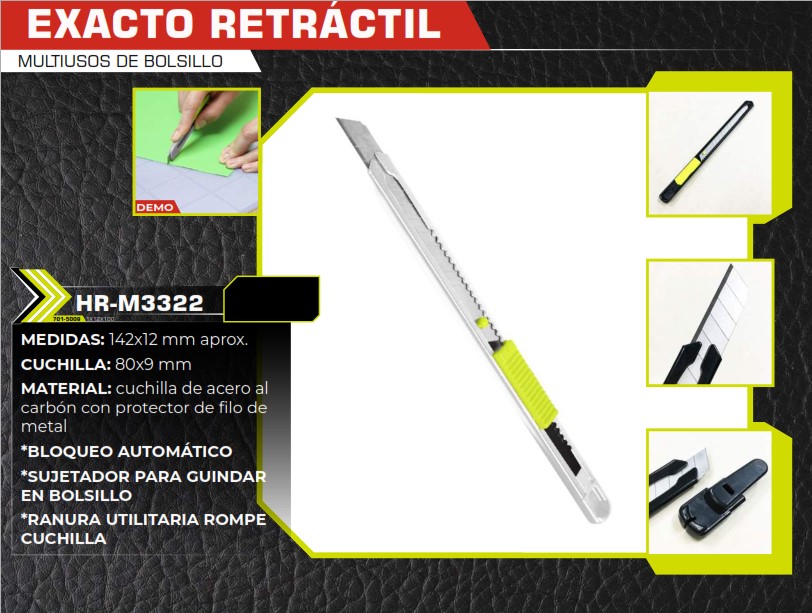 EXACTO FINO ALUM (85x9mm)