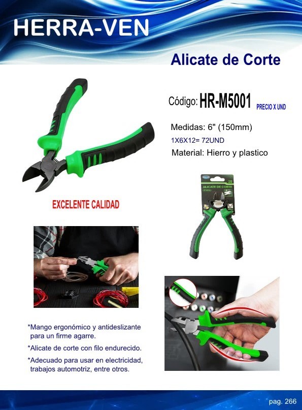ALICATE DE CORTE 6"