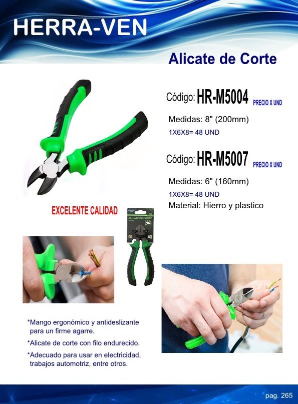 ALICATE DE CORTE 8"