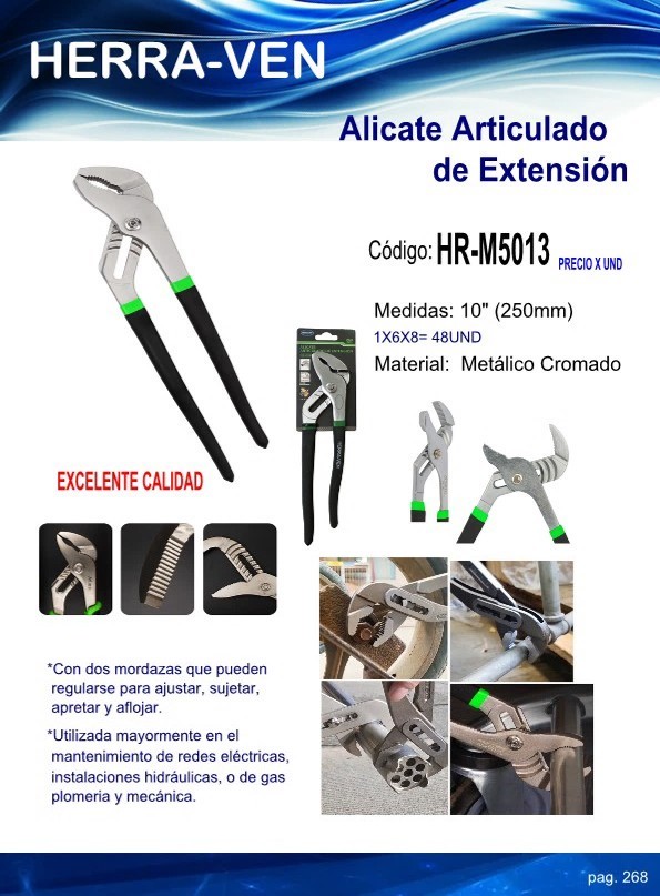 ALICATE ARTICULADO DE EXTENSION(250mm)