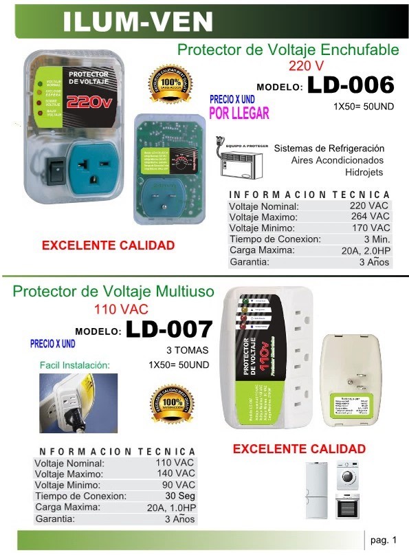 PROTECTOR VOLTAJE ENCHUFABLE 220V-20A P/