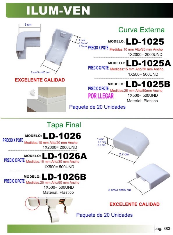 TAPA FINAL X 2CM (PAQ 20UND)