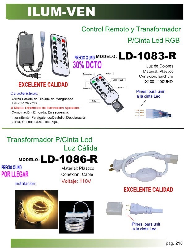 TRANSF/CONTROL RGB