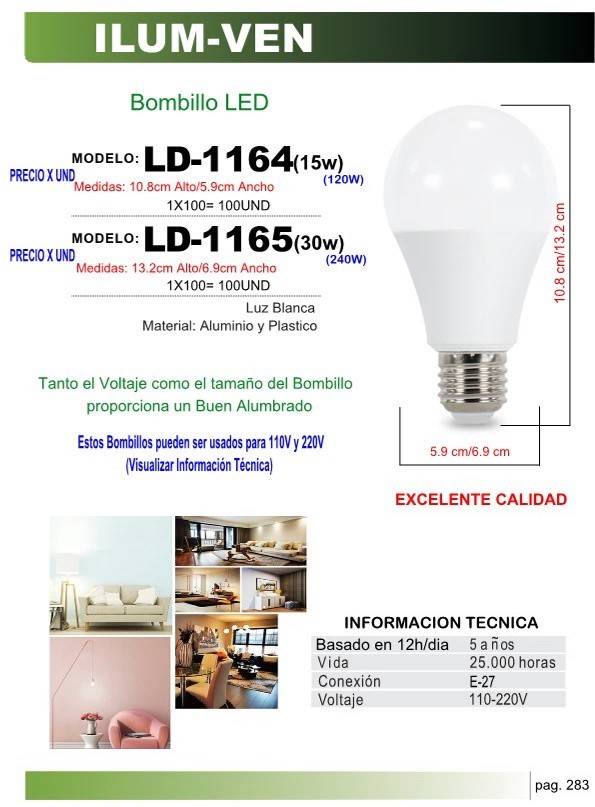 BOMBILLO LED (15W)