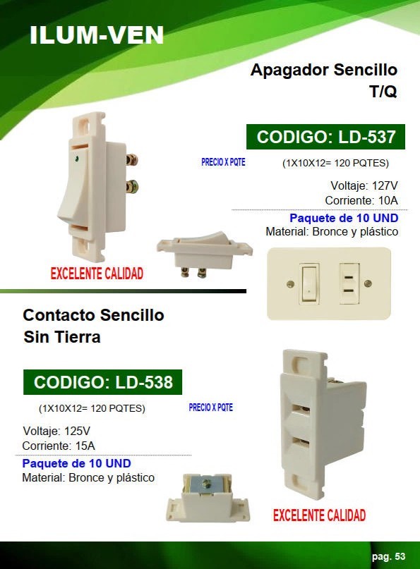 TOMA SENCILLO TQ S/TIERRA  - (PQT 10UND)