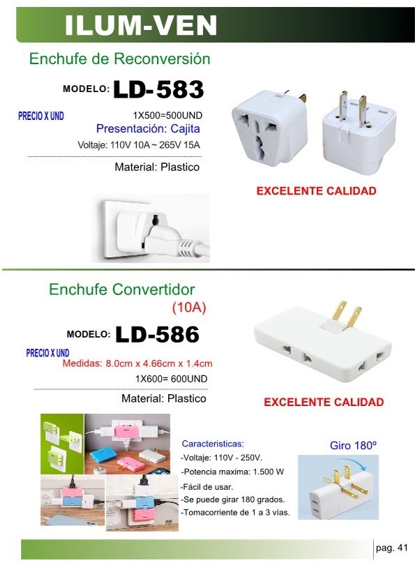 ADAPTADOR DE TALADRO 3 A 2 MULTIENCHUFE