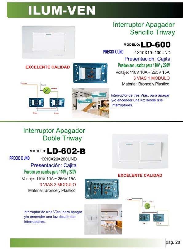 INTERRUP APAG DOBL LUJO THREE WAY 15A 11