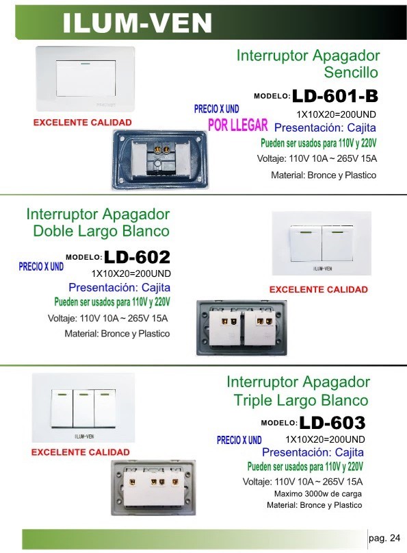 INTERRUP APAG TRIP LARGO/LUJO 15A 110-26