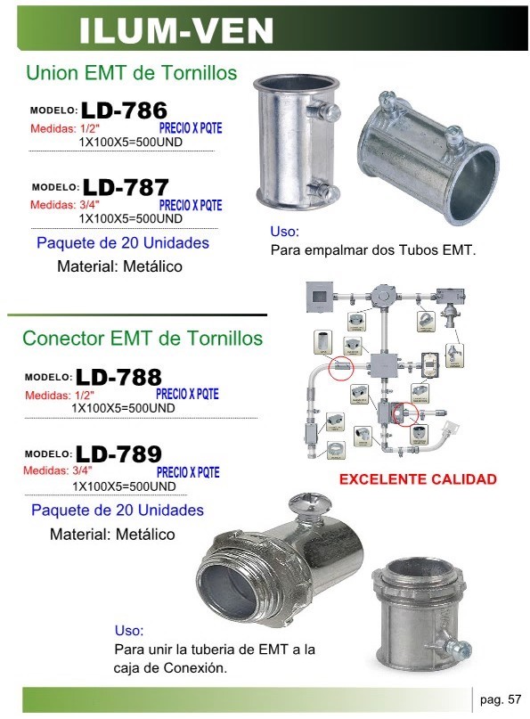 ANILLO EMT 1/2 - 20UND