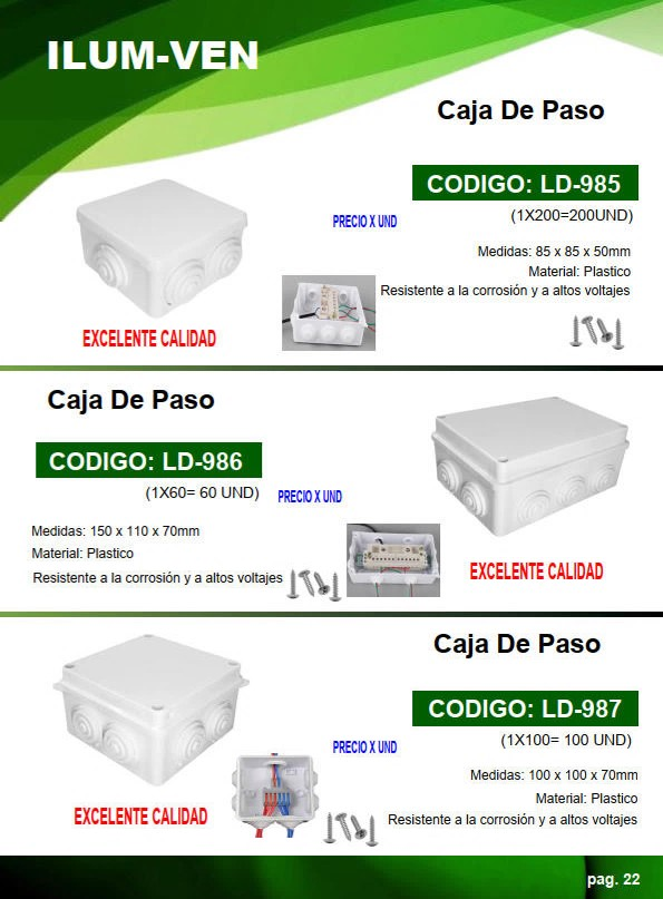 CAJA DE PASO PLAST 15X11X7CM